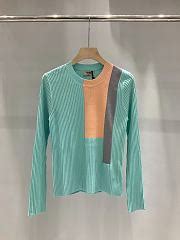 fendi knit top|fendi light blue viscose.